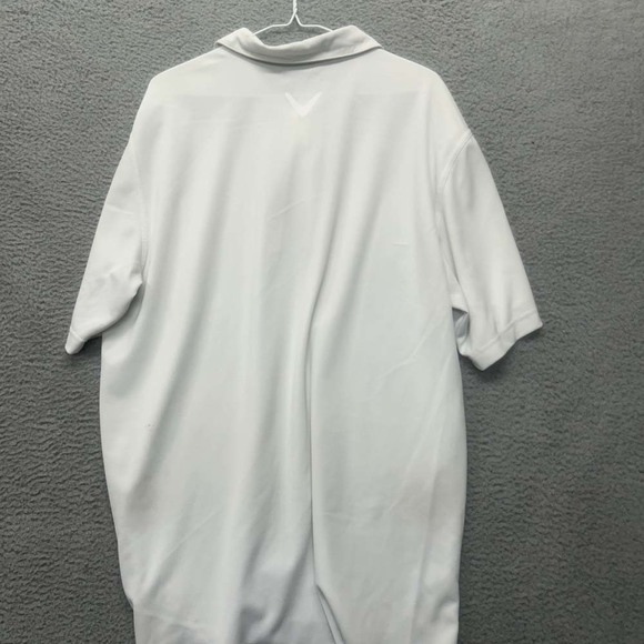 Callaway Golf Polo Mens 2XL Geographic Pattern Blue White Mark on Collar - Picture 5 of 7
